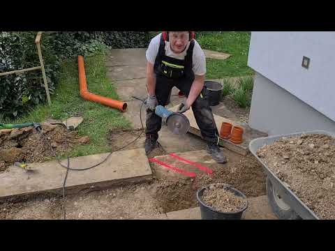 Beton schneiden und ausstemmen für KG-Rohr, Bosch GBH 5-40 DCE  + MakitaTrennschleifer #meinWerkzeug