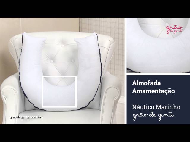 Almofada para Amamentação Náutico Marinho | Ref: 54858