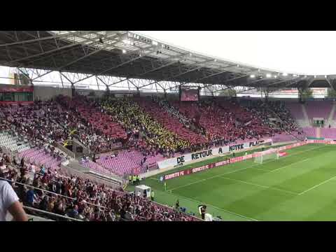 Servette-Sion : le tifo de la Section Grenat