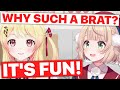Ui Asks Kanade Why She S Such A Brat Shigure Ui Otonose Kanade Hololive Eng Subs