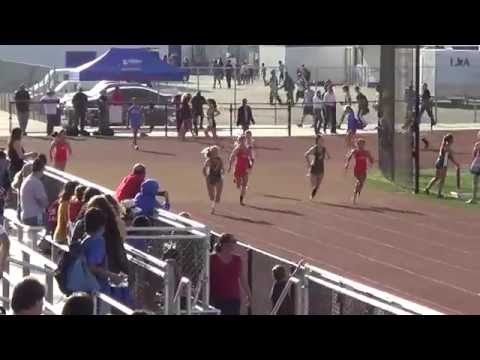 JVG 200m vs Marina & Edison 4-2-15 - Los Alamitos Girls