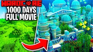 I Survived 1,000 Days in HARDCORE Minecraft! (FULL MOVIE)