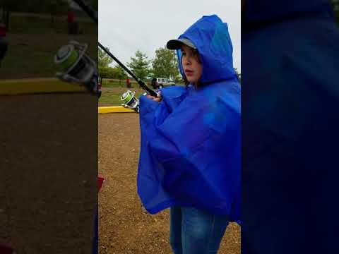 Her first Carp and now favorite fish to catch. Zetts catfish farm