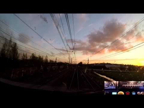 A train driver's view: Utrecht CS - Rotterdam CS, ICM, 30-Apr-2016.