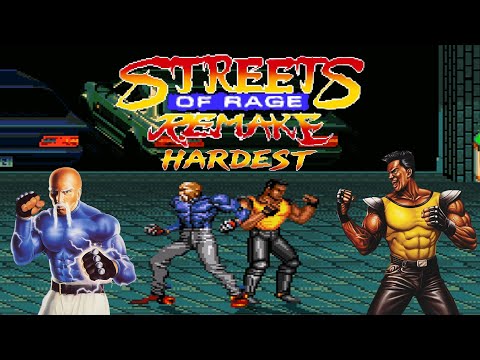 Streets Of Rage Remake V5.2 - Mod - Bare Knuckle Next Generation - Zan SOR3 & Adam - Playthrough