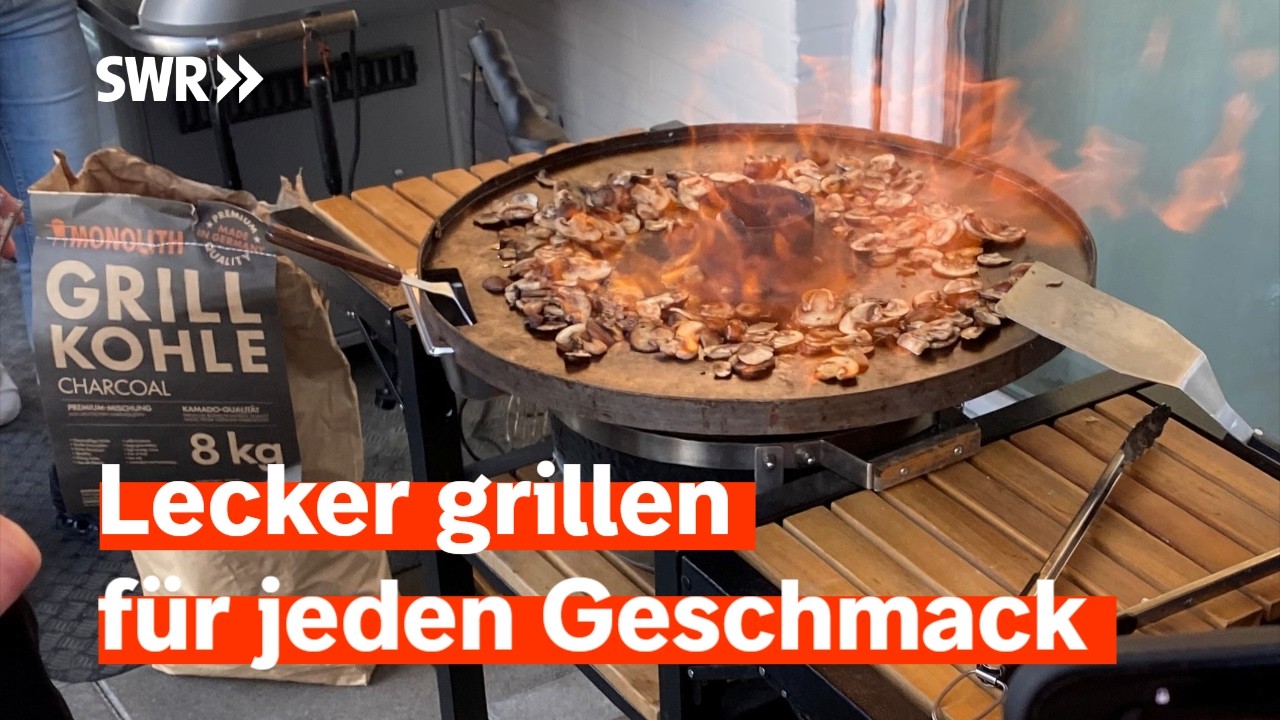 Vegan, vegetarisch oder mit Fleisch: Gutes vom Grill für alle | SWR Treffpunkt
