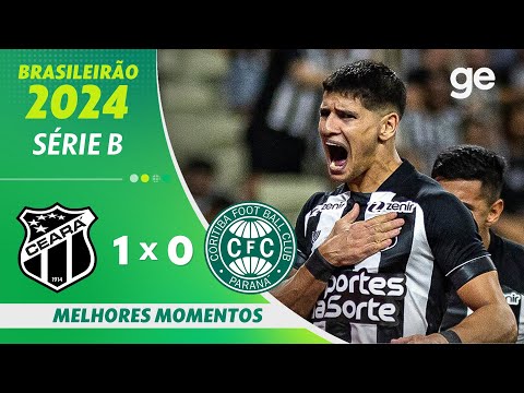 Gols e lances de Ceará x Coritiba