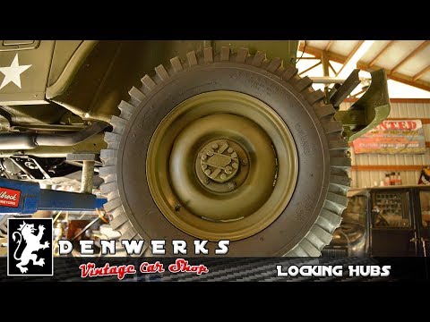 How to: Vintage Jeep 4x4 Dualmatic Locking Hubs Warn CJ5 CJ2A Land Rover