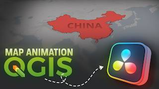 Create INSANE Map Animations with QGIS and DaVinci Resolve | Edit Craft