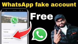 WhatsApp fake account | how to create WhatsApp fake id | WhatsApp fake id kaise banaye 2024 hindi