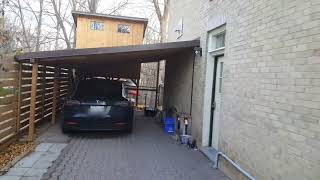How We Built a Nice Looking, Inexpensive, Carport off our Brick Home
