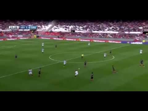 Sevilla vs Granada 1-0 Diego Mainz Own Goal [20/04/2014]