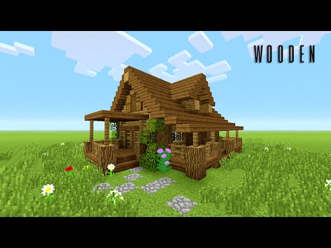 A1MOSTADDICTED MINECRAFT - MINECRAFT: How to build wooden house (Rustic)