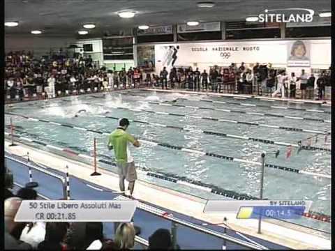 Finale dei 50 Stile Libero  Assoluti Maschi - 15 Memorial Chiara Giavi