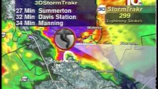 March 15, 2008: Extreme Tornado Outbreak - Full Coverage ( Columbia, SC) Part 1