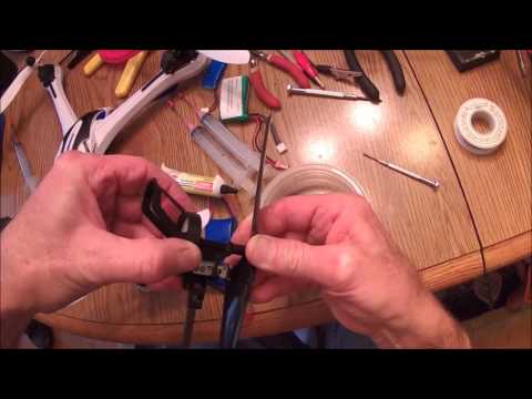Drone applying dry graphite lube to the N40 DC motor