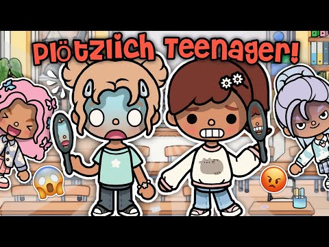 SUDDENLY TEENAGERS! - EMMA AND NELLY 😱 | PART 1 | EXCITING STORY | TOCA BOCA STORY GERMAN