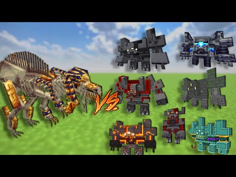 Ancient Remnant (L_Ender's Cataclysm) vs All Minecraft Monstrosity | Minecraft Mobbattle