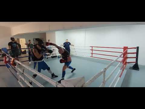 sparing box with David  Vinš