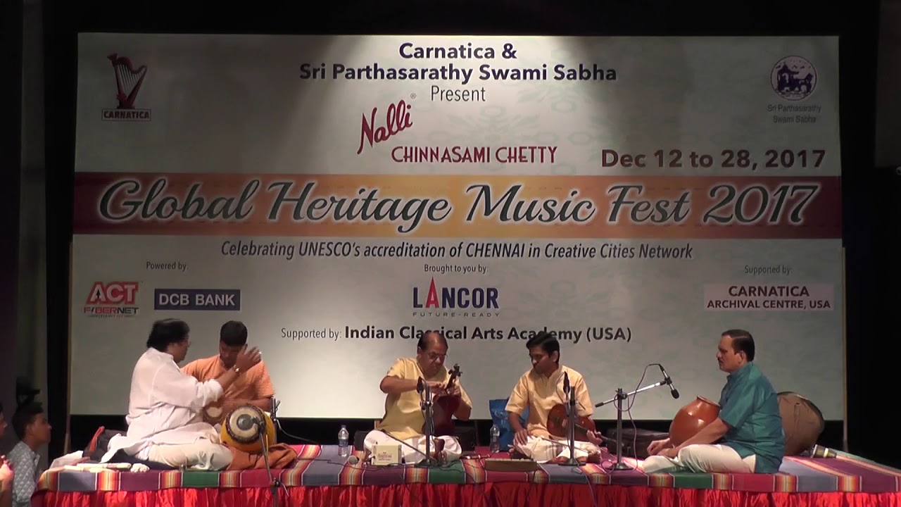 Nagai Muralidharan & Nagai Sriram l Global Heritage Music Fest 2017 l Web Streaming