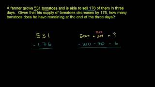 Subtraction Word Problem