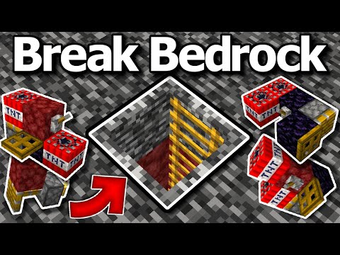 How To Break Bedrock In Minecraft 1.20 - Get To The Nether Roof