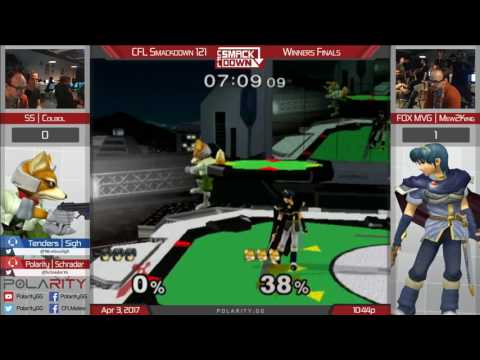 CFL Smackdown 121 Melee - SS Colbol (Fox) vs FOX MVG | Mew2king (Marth) - WInners Finals