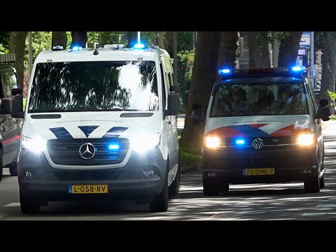 Ambulances, Koninklijke Marechaussee- & DV&O-rijopleiding met spoed in Utrecht