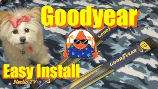 Costco Goodyear Wiper Blades How To Replace Windshield Wipers Blades Easy install - NachoTV