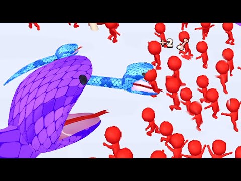 🐍 Snake Color Run 3D - Math Race Challenge! Fun Mobile Game Gameplay 2025