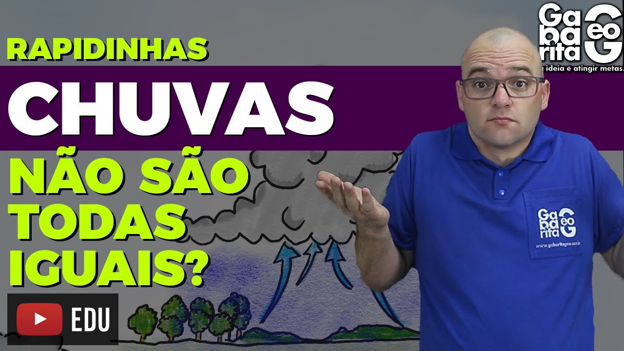 Quais são os tipos de chuva? Geografia | Rapidinhas #043