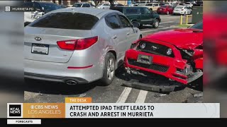 Murrieta iPad sale leads to attempted theft and multi-vehicle crash
