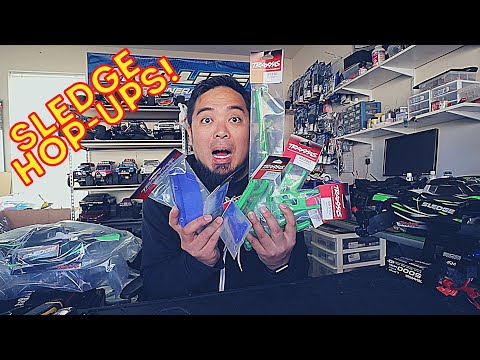 TRAXXAS SLEDGE ACCESSORIES ARE HERE! HOP UPS!