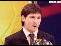 Leo Messi Ballon D'Or 2009