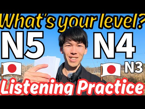Can you understand my Japanese? N5-N3 listening practice! #141