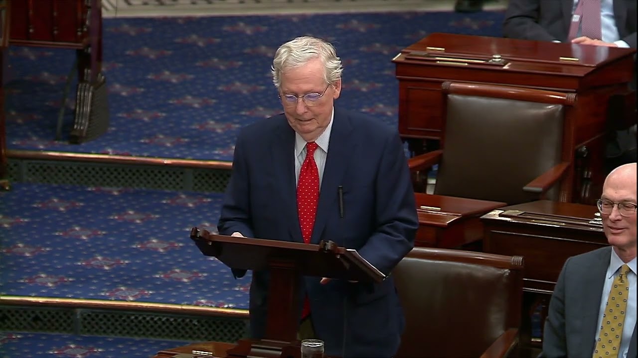 RAW: Sen. Mitch McConnell speaks after announcing he won't run again