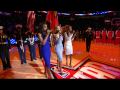 Destinys Child perform National Anthem