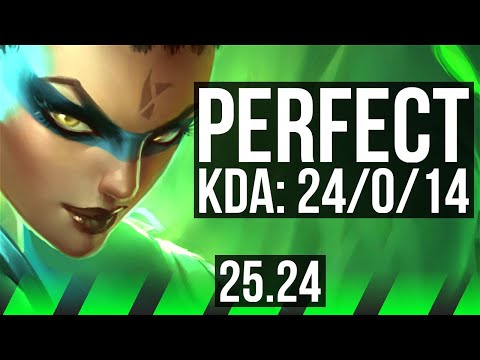 NIDALEE vs NOCTURNE (JGL) | Perfect KDA: 24/0/14, 52K damage | EUW Diamond | 25.24