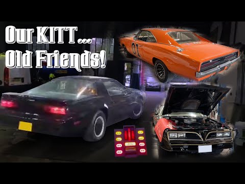 MAC 77 - Knight Rider Trans-Am KITT Fired Up & Transported Finds Dukes General Lee & Bandit 🇺🇸🚔🚨