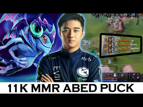 ABED PUCK- No mercy Against his team mate "iceiceice" This guys is a MONSTER | DOTA 2 MICRO