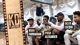 "They Say You’re Like WESTBROOK!" Kevin Durant Chops It Up With Jalen Lecque, Noah Farrakhan & Posh!