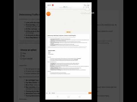 Determining Traffic Rules at Specific Locations Exam $0.03 plus $0.10 plus start 100%