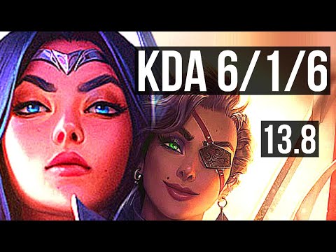 IRELIA & Yuumi vs SAMIRA & Thresh (ADC) | 6/1/6, 300+ games | KR Master | 13.8