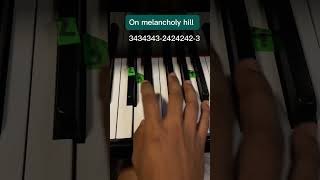 Gorillaz-on melancholy hill tutorial fácil para piano #gorillaz #hits #pop #top10 #gorillaz