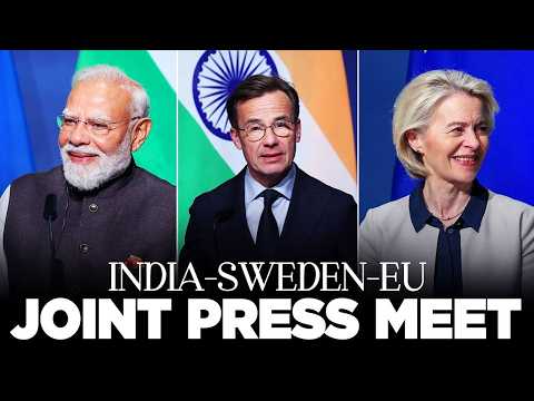 PM Modi, Swedish PM Ulf Kristersson attend joint press meet