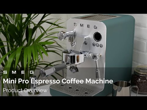 SMEG EMC02BLMUK Collezione Minipro Espresso Coffee Machine