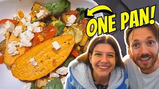 EASY Vegetarian Quorn Fillet Traybake Recipe