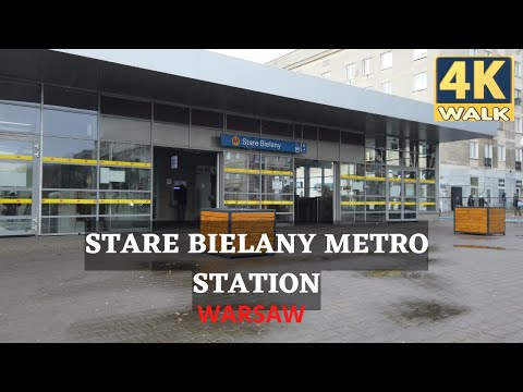 Exploring the Beauty of Warsaw: A 4K Walking Tour of Stare Bielany Metro Station