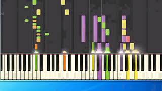 [Piano Tutorial Synthesia]DJ Bobo - Black Rain (ge)