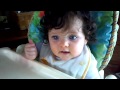 Baby Julia Unfazed By Elmo